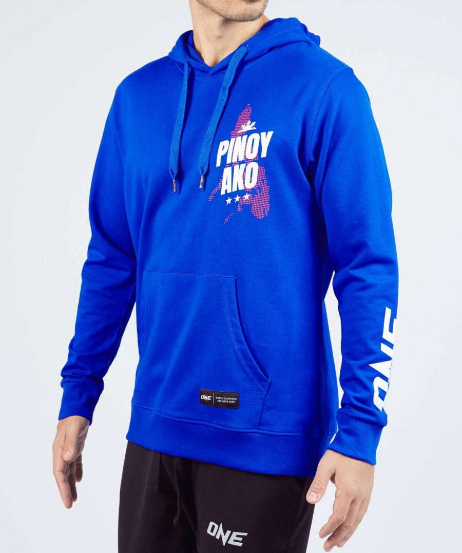 Hoodies * | Pinoy Ako Hoodie (Blue) Premium