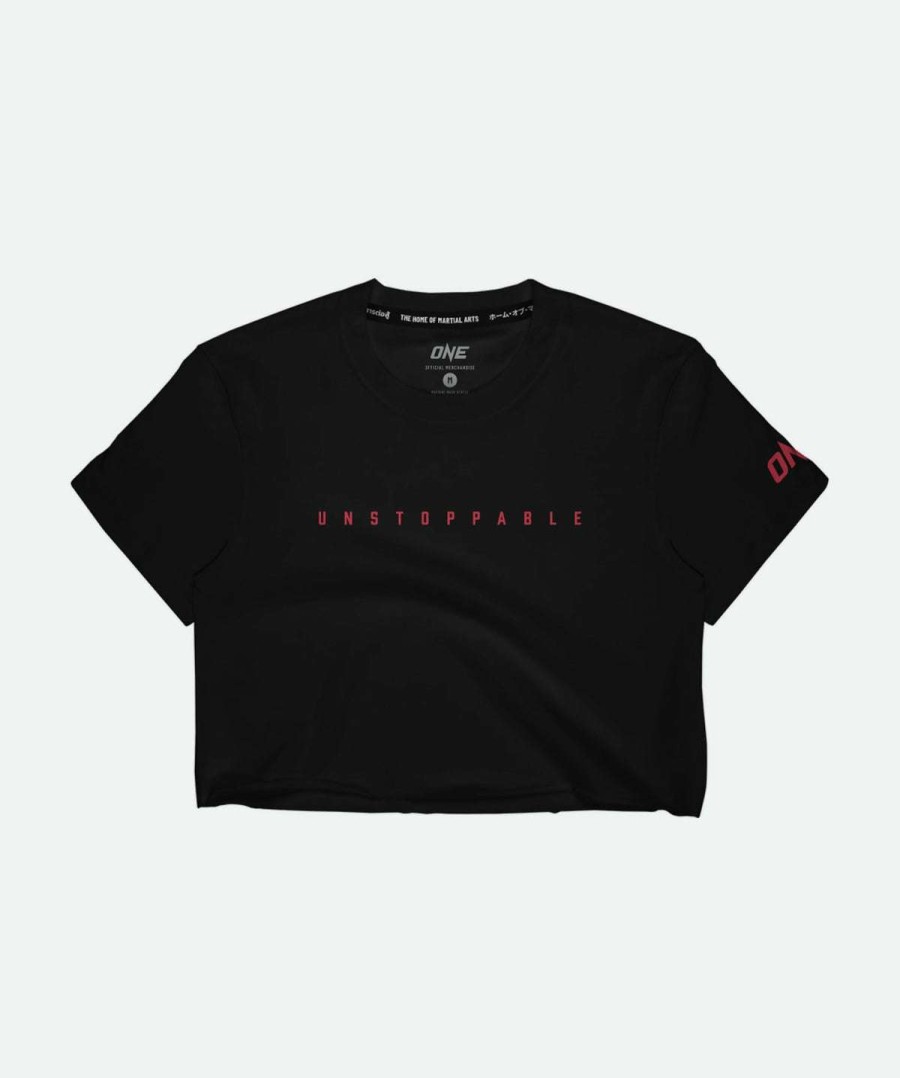 Logo Tee * | Angela Lee "Unstoppable" Crop Tee Fashion