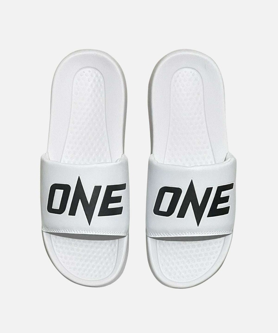 Accessories * | One Logo Slides (White) New Arrivals