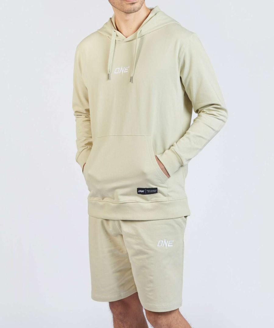 Hoodies * | One Signature Logo Pullover Hoodie (Sand) New Arrivals