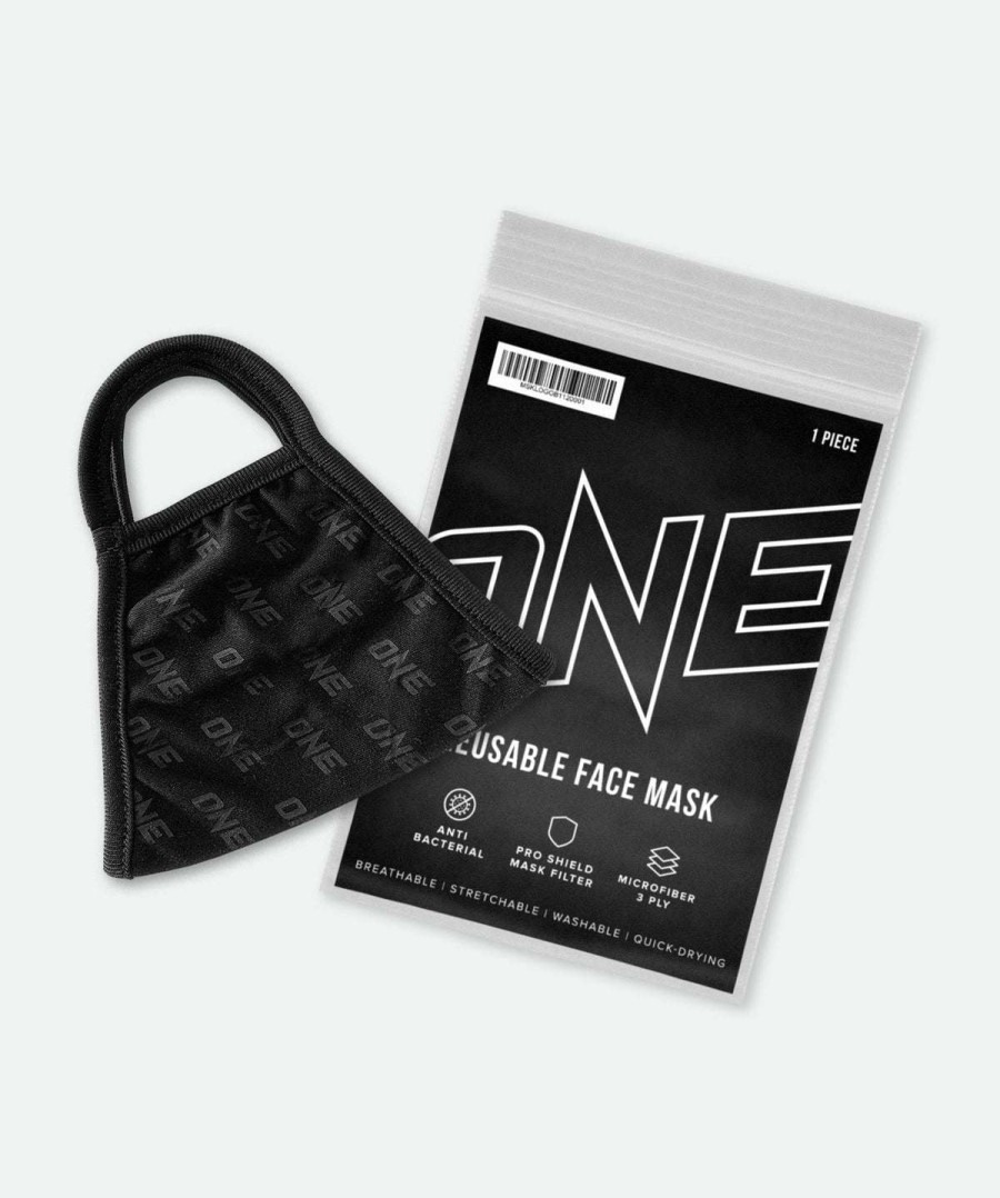 Accessories * | One Face Mask (Black Logo) New Threads