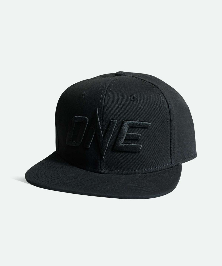 Accessories * | One Black Logo Snapback Cap New Threads