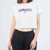 Logo Tee * | Empowered Crop Tee (White) Online