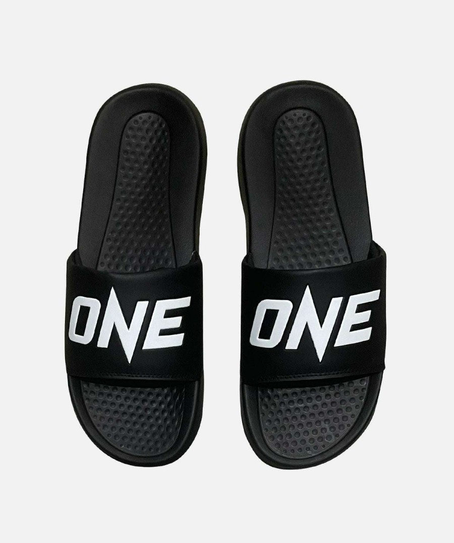 Accessories * | One Logo Slides (Black) Top Sellers