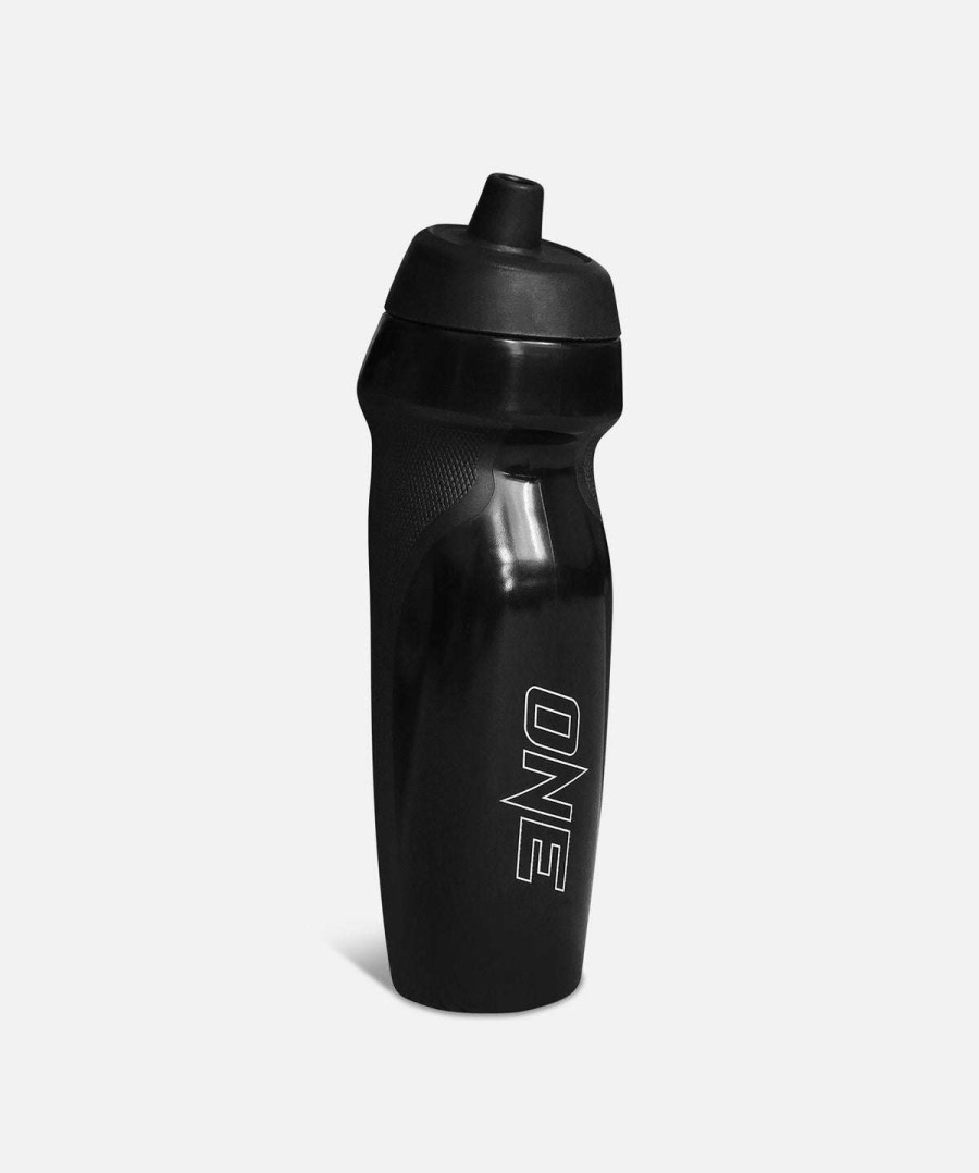 Accessories * | One Logo Sports Bottle (Black) High Quality