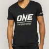 Logo Tee * | One Championship V Neck Warrior Tee (Black) Online