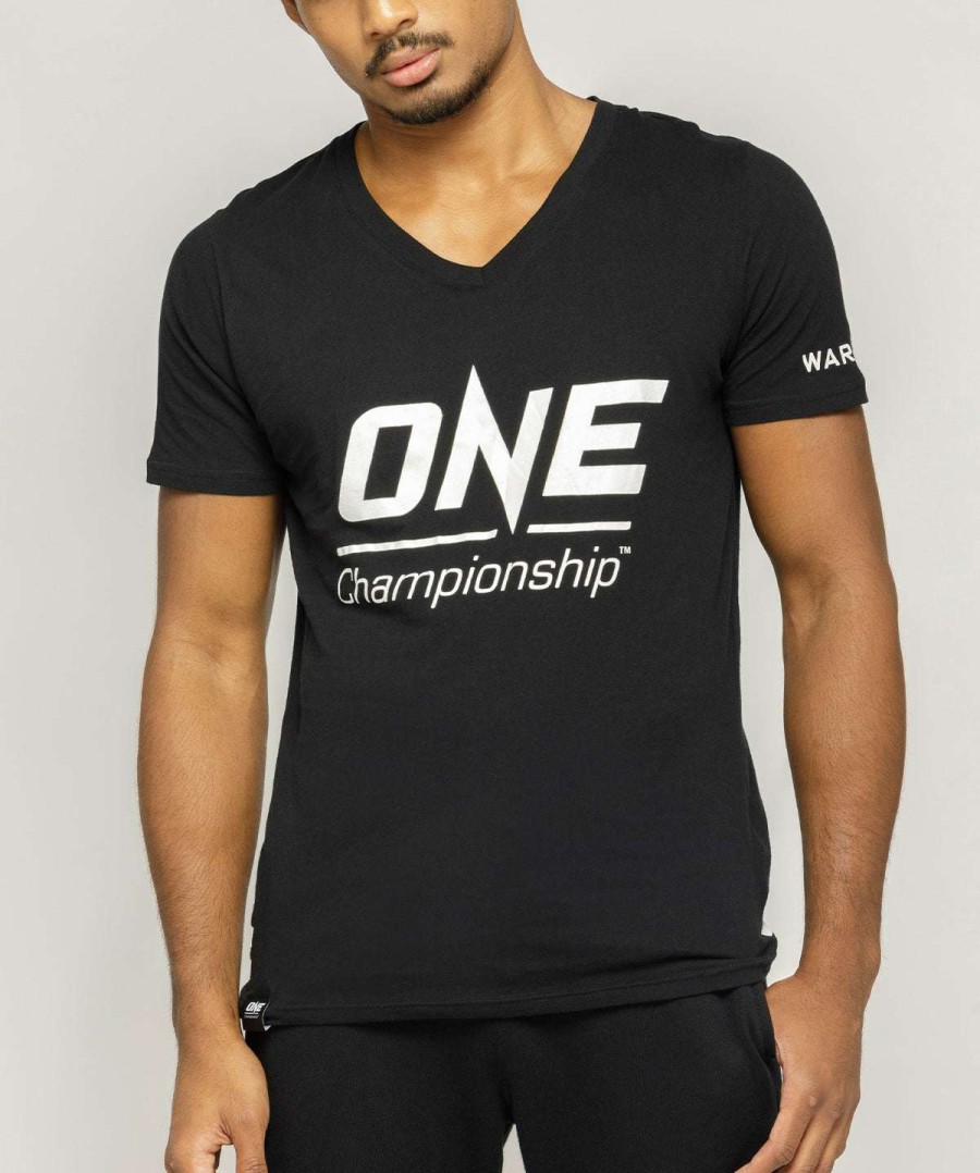 Logo Tee * | One Championship V Neck Warrior Tee (Black) Online