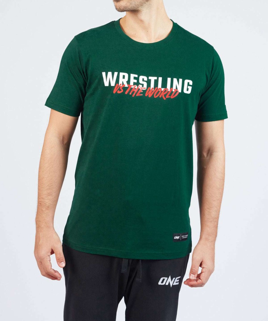 Logo Tee * | Wrestling Vs The World Tee Bestsellers