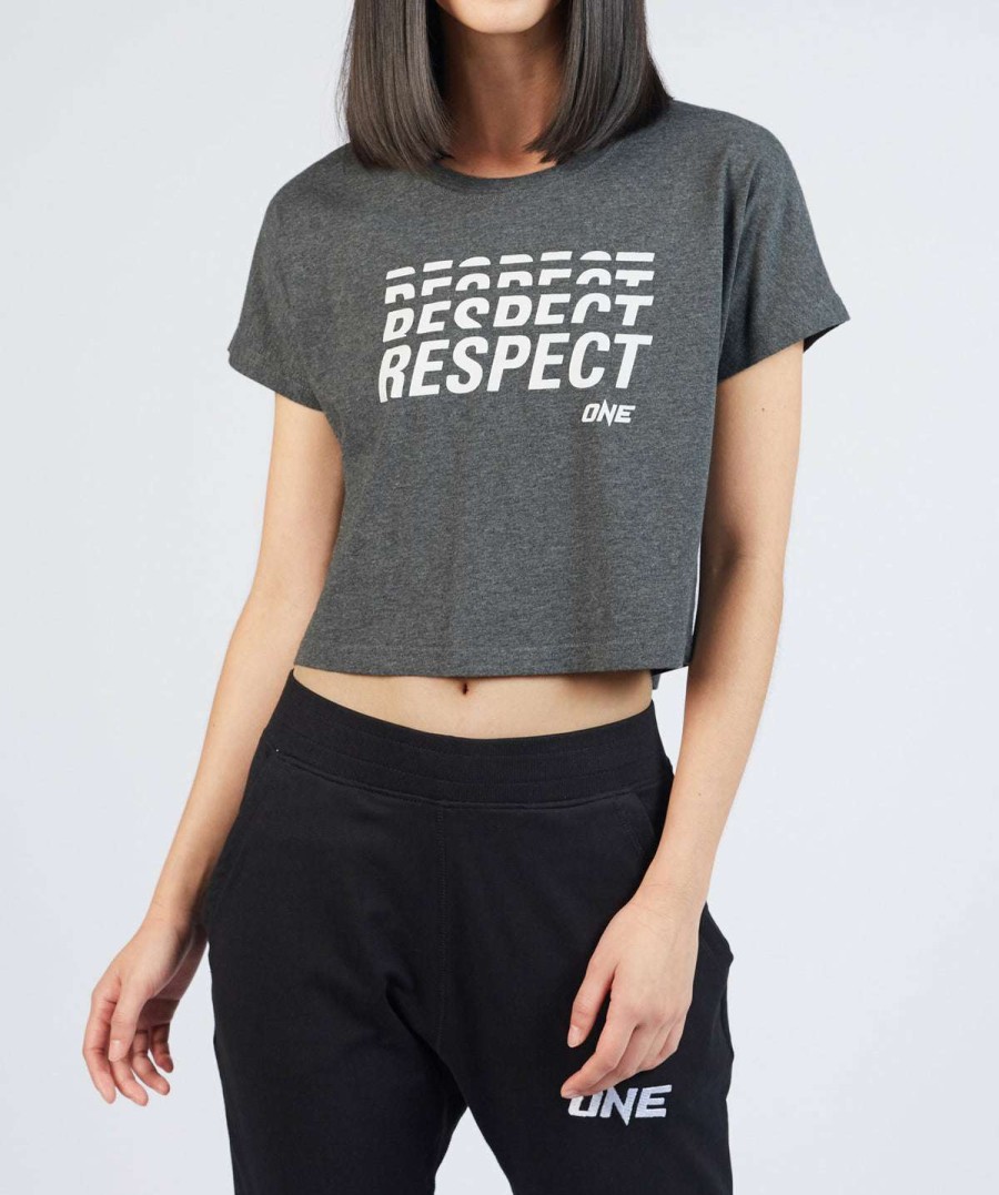 Logo Tee * | Respect Crop Tee Bestsellers