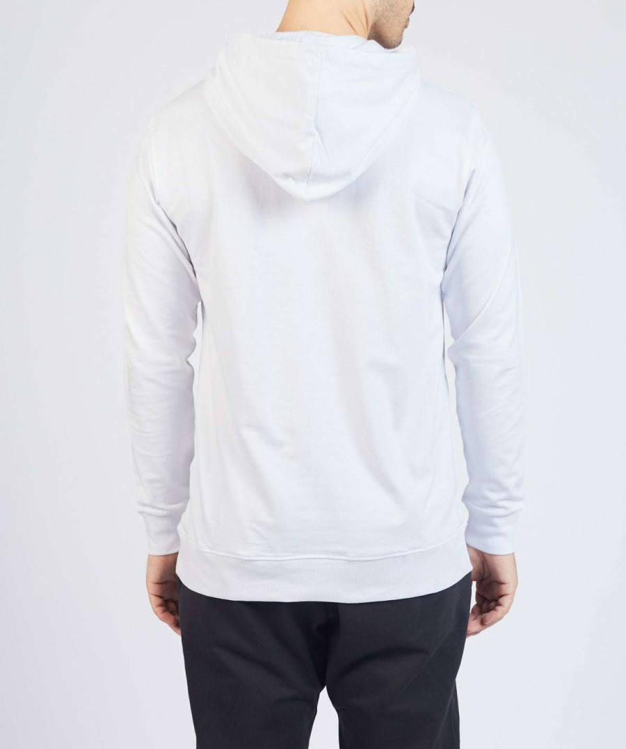 Hoodies * | One White Logo Pullover Hoodie High Quality