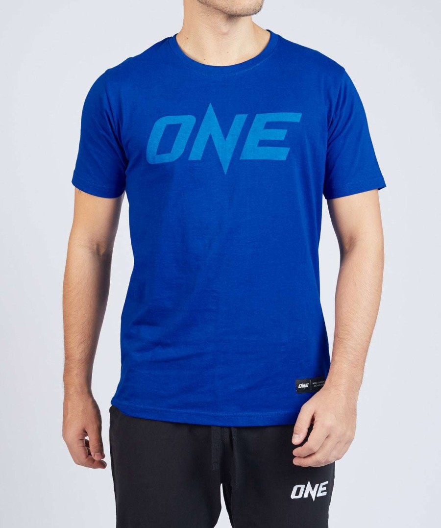 Logo Tee * | One Blue Monotone Logo Tee Less Expensive