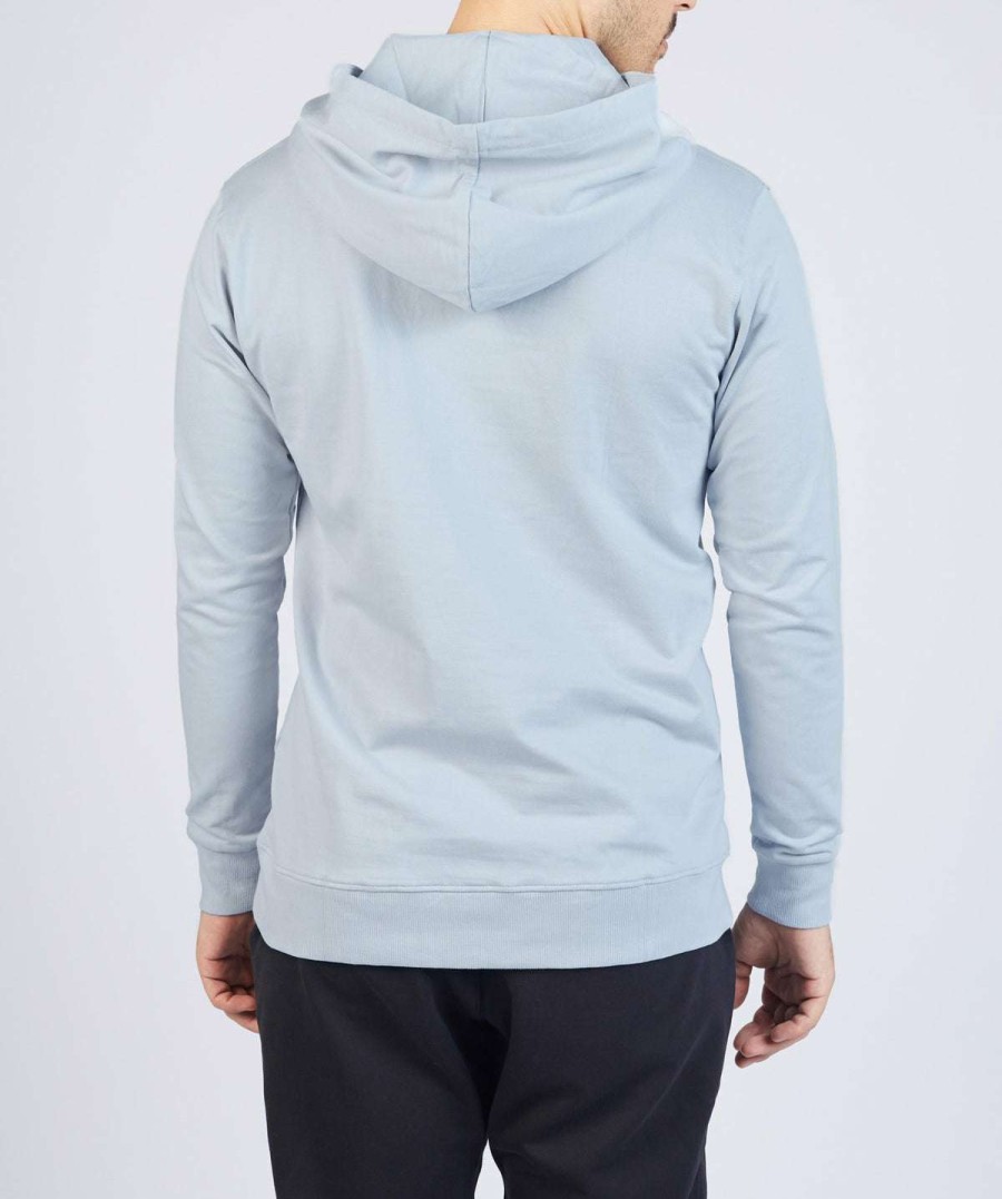 Hoodies * | One Signature Logo Pullover Hoodie (Steel Blue) Less Expensive