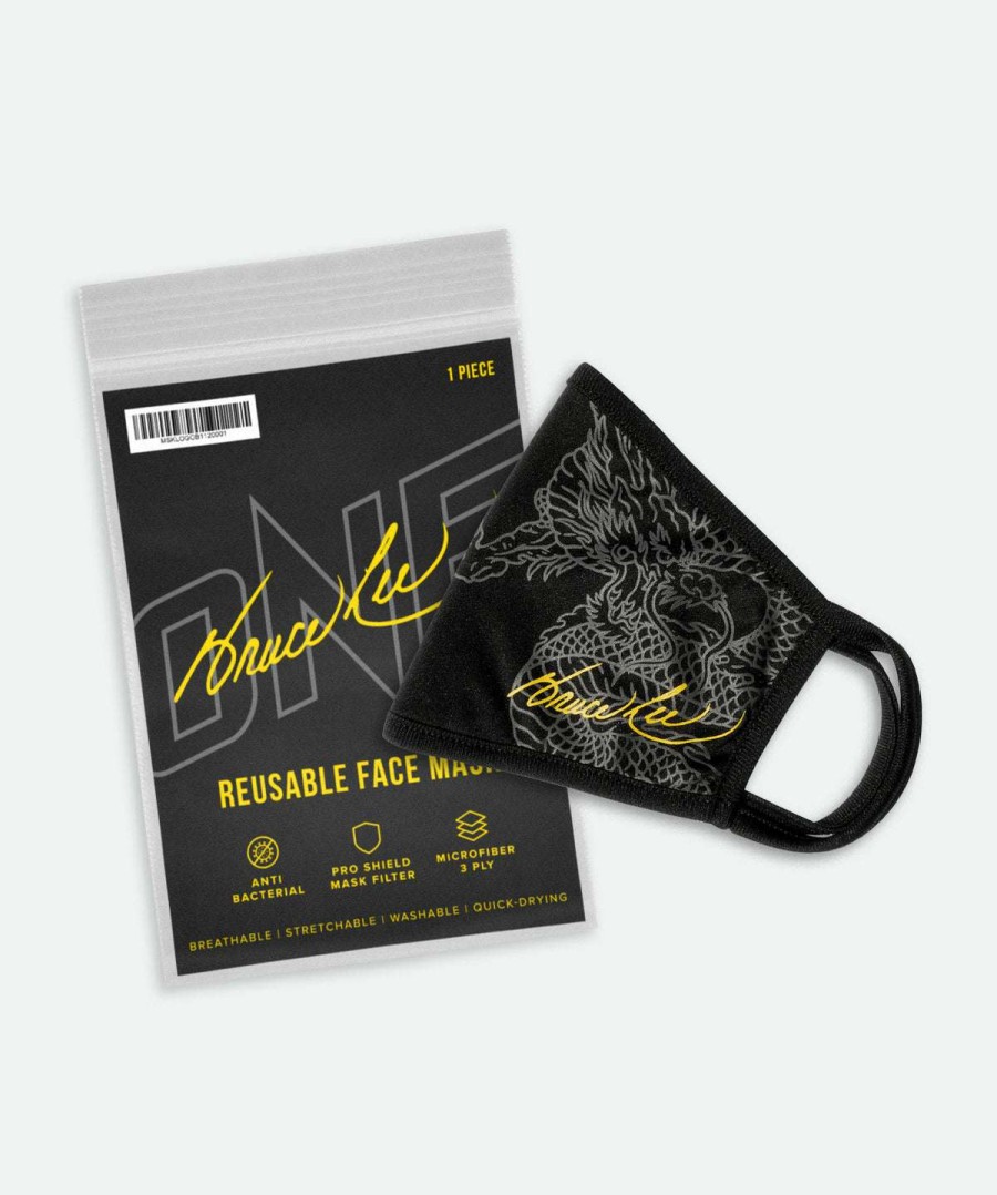 Accessories * | Bruce Lee Signature Face Mask Bestsellers