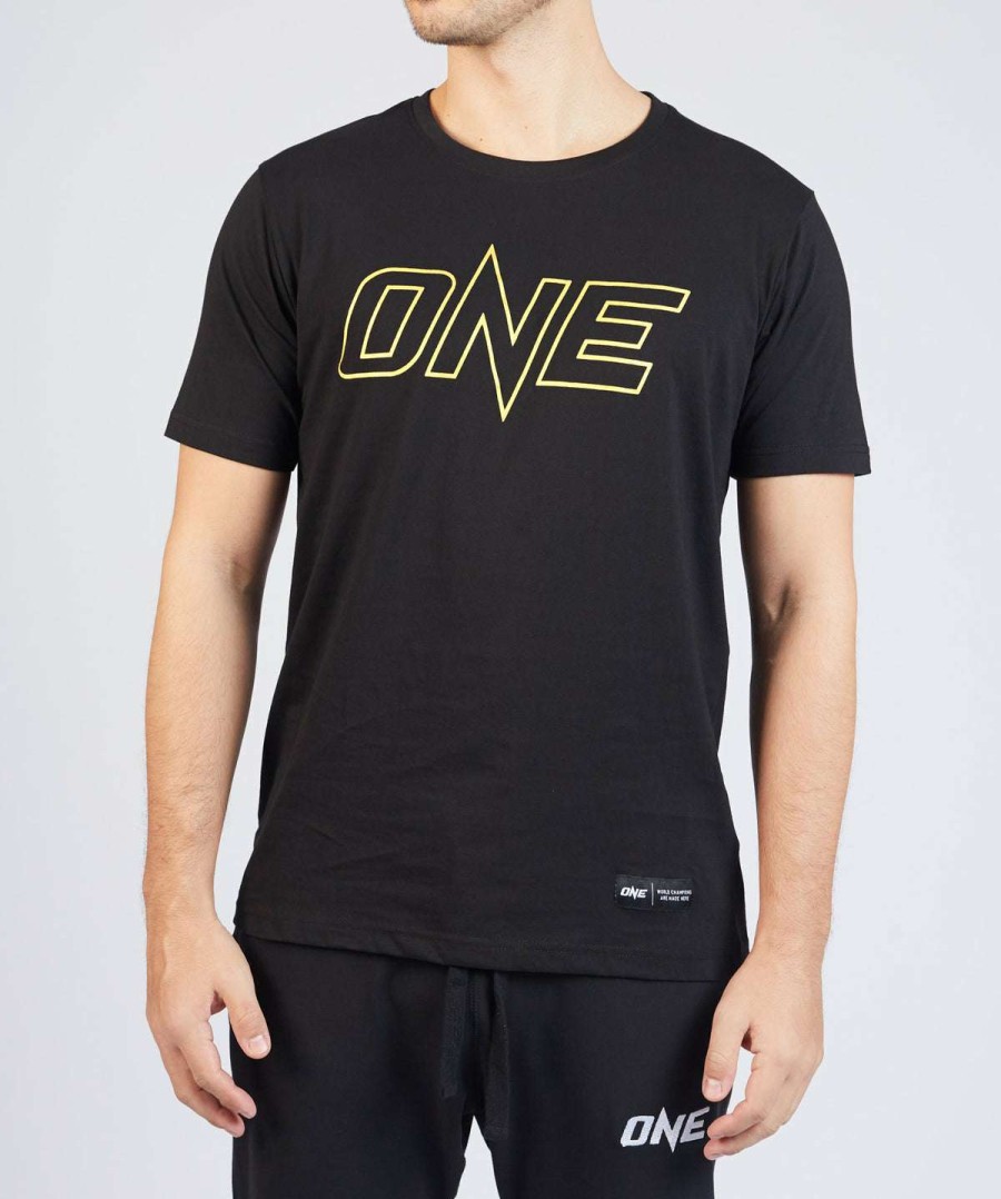 Logo Tee * | One Gold Metallic Logo Tee Best Price