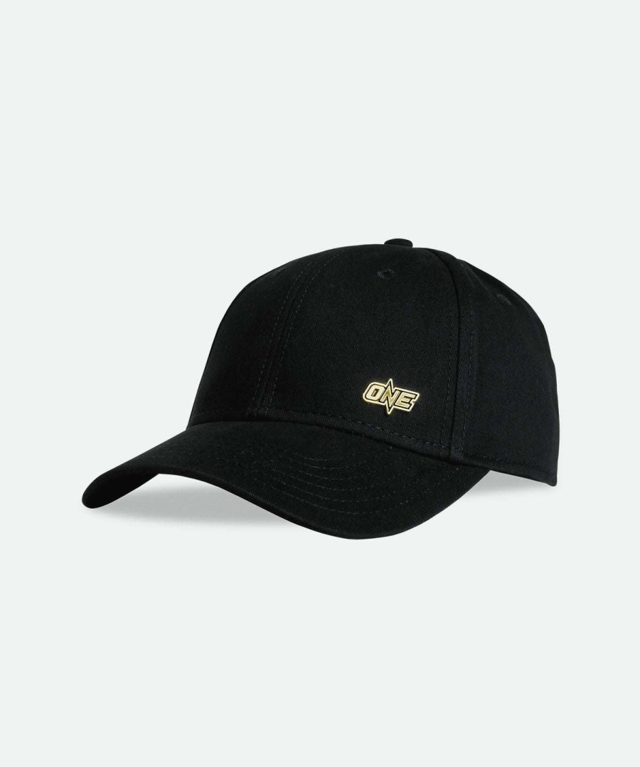 Accessories * | One Metal Logo Cap Black/Gold Online Discount