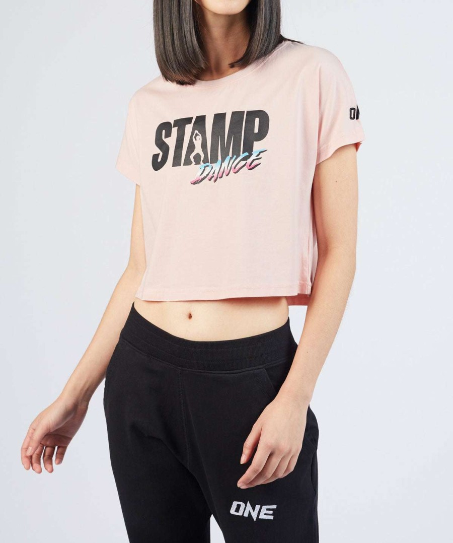 Logo Tee * | Stamp Fairtex "Stamp Dance" Crop Tee Best Price